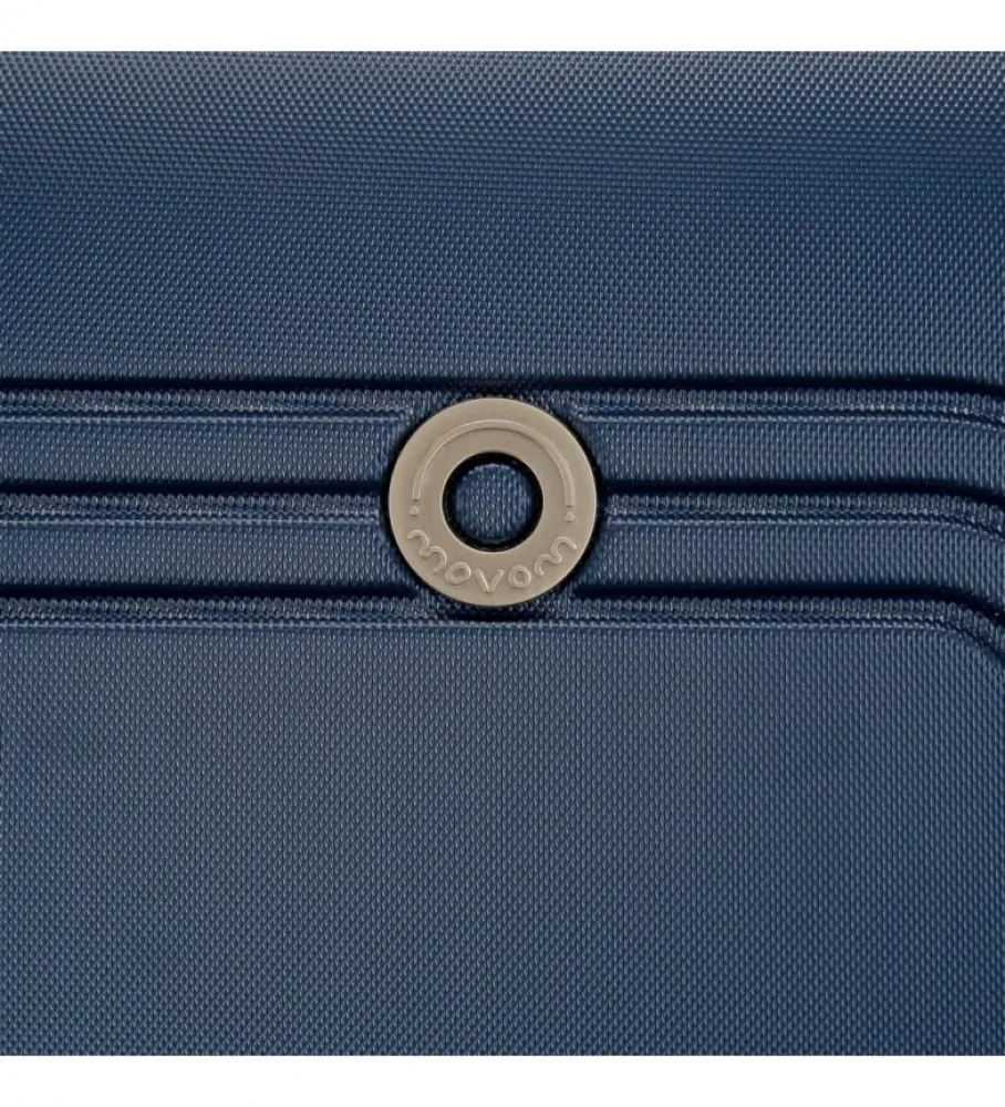 MALETA DE CABINA MOVOM RIGA RíGIDA 55CM AZUL MARINO 40X55X20CM