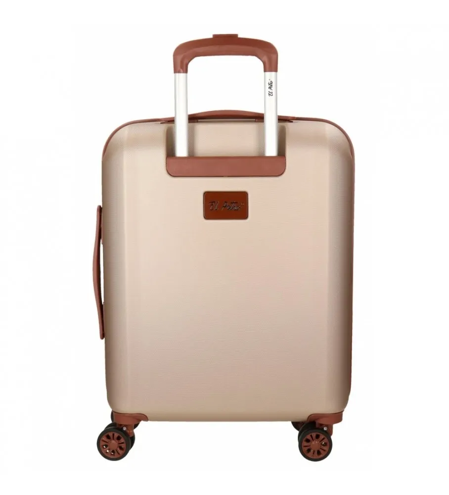 Maleta de cabina Ocuri champagne 55cm