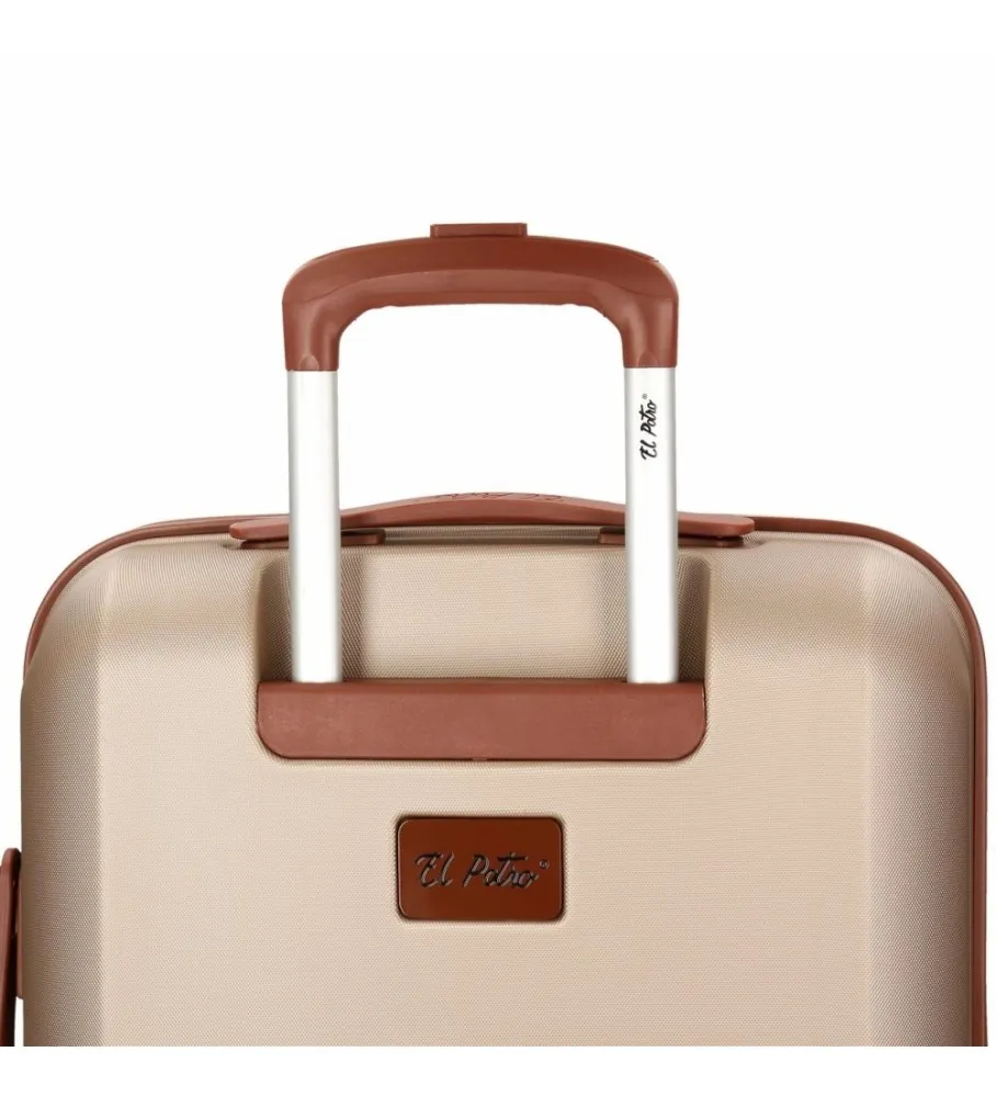 Maleta de cabina Ocuri champagne 55cm