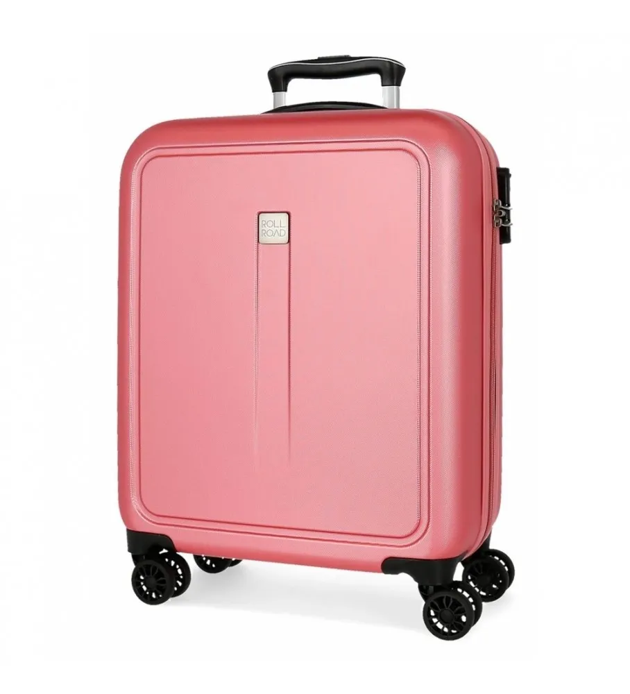 Maleta de Cabina Roll Road Camboya Rígida 55cm Rosa