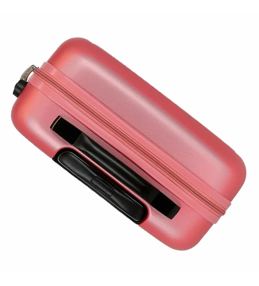 Maleta de Cabina Roll Road Camboya Rígida 55cm Rosa