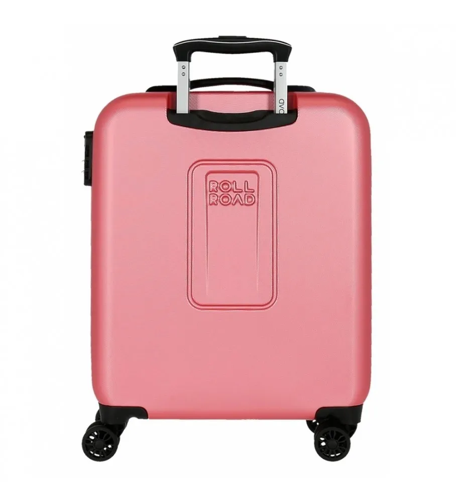 Maleta de Cabina Roll Road Camboya Rígida 55cm Rosa