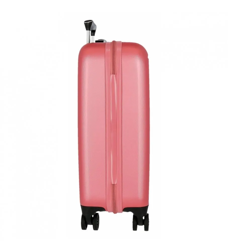 Maleta de Cabina Roll Road Camboya Rígida 55cm Rosa