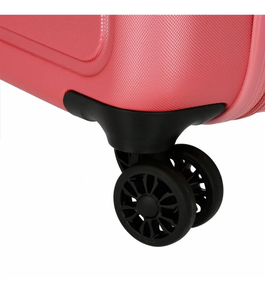 Maleta de Cabina Roll Road Camboya Rígida 55cm Rosa