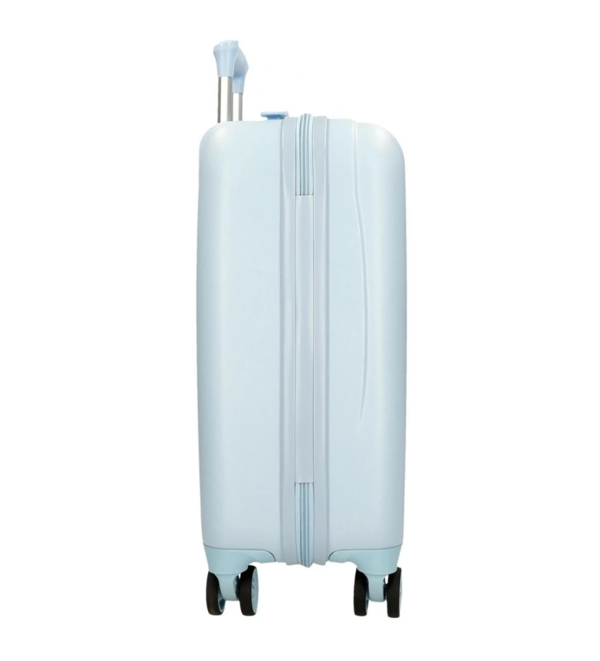 Maleta de cabina Roll Road I am unicorn rígida 50 cm azul claro