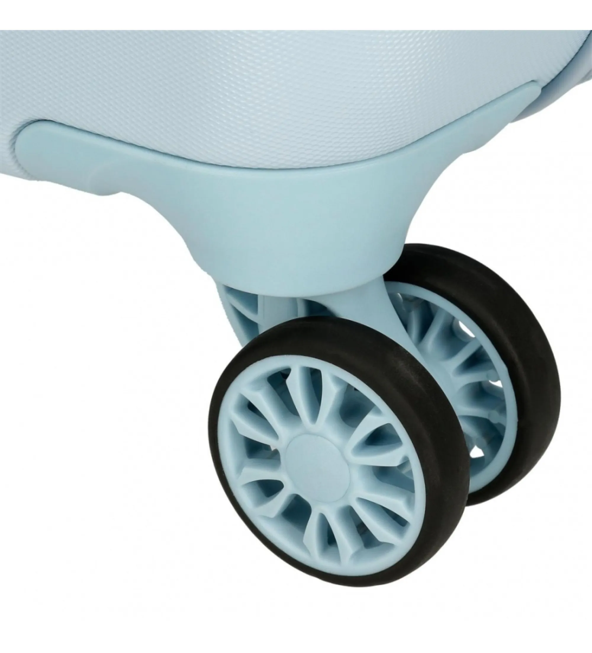 Maleta de cabina Roll Road I am unicorn rígida 50 cm azul claro