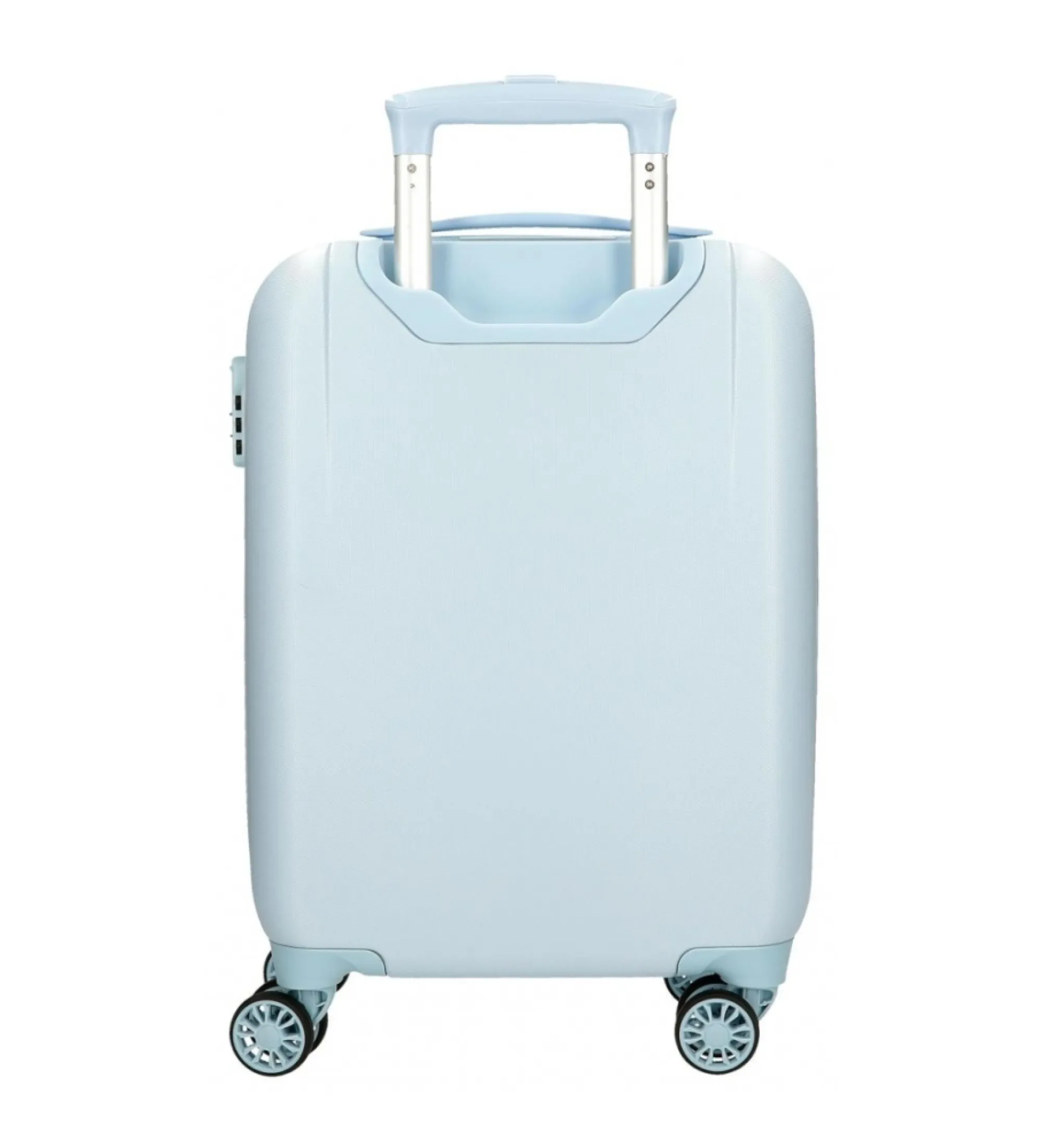Maleta de cabina Roll Road I am unicorn rígida 50 cm azul claro