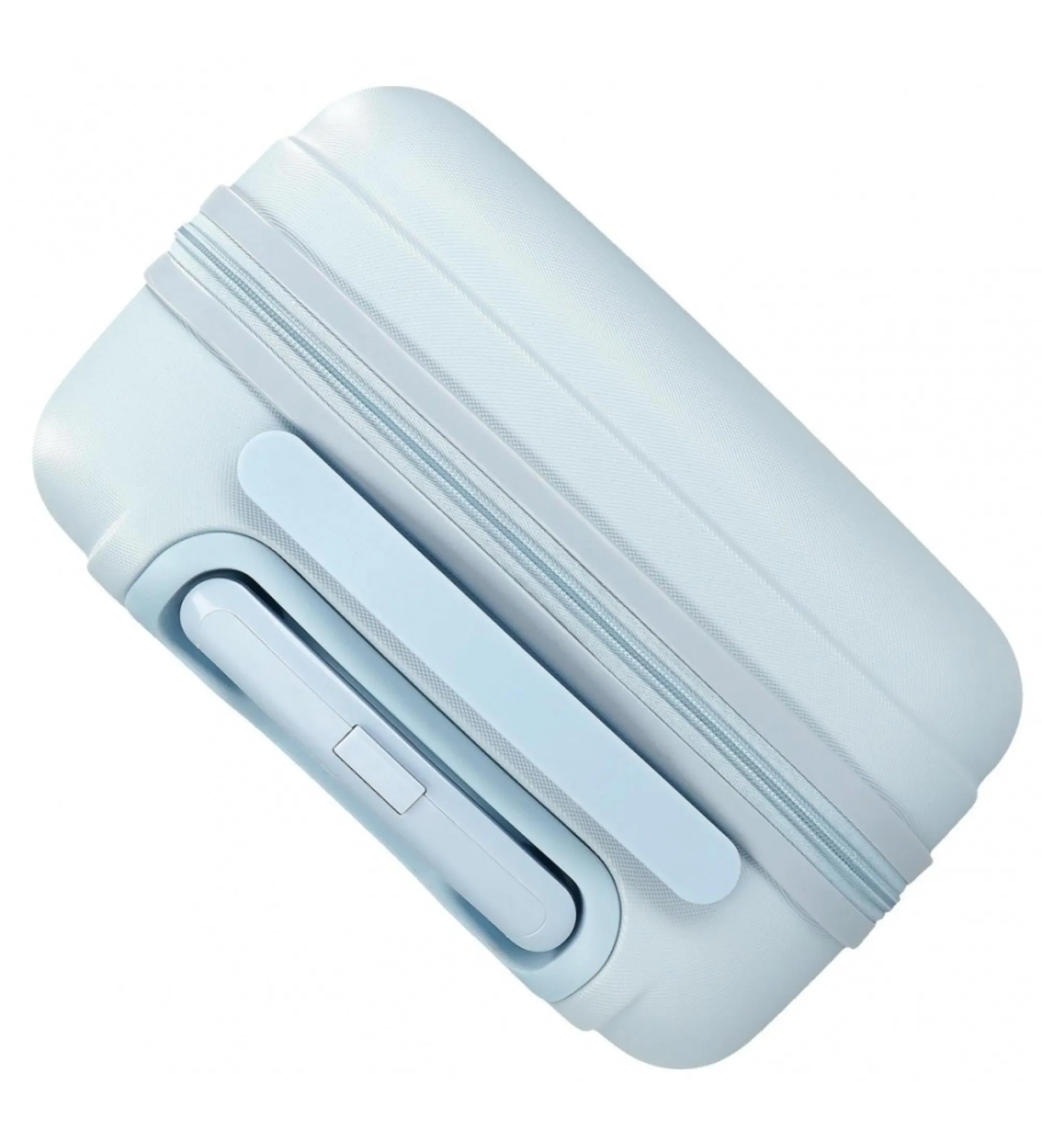 Maleta de cabina Roll Road I am unicorn rígida 50 cm azul claro