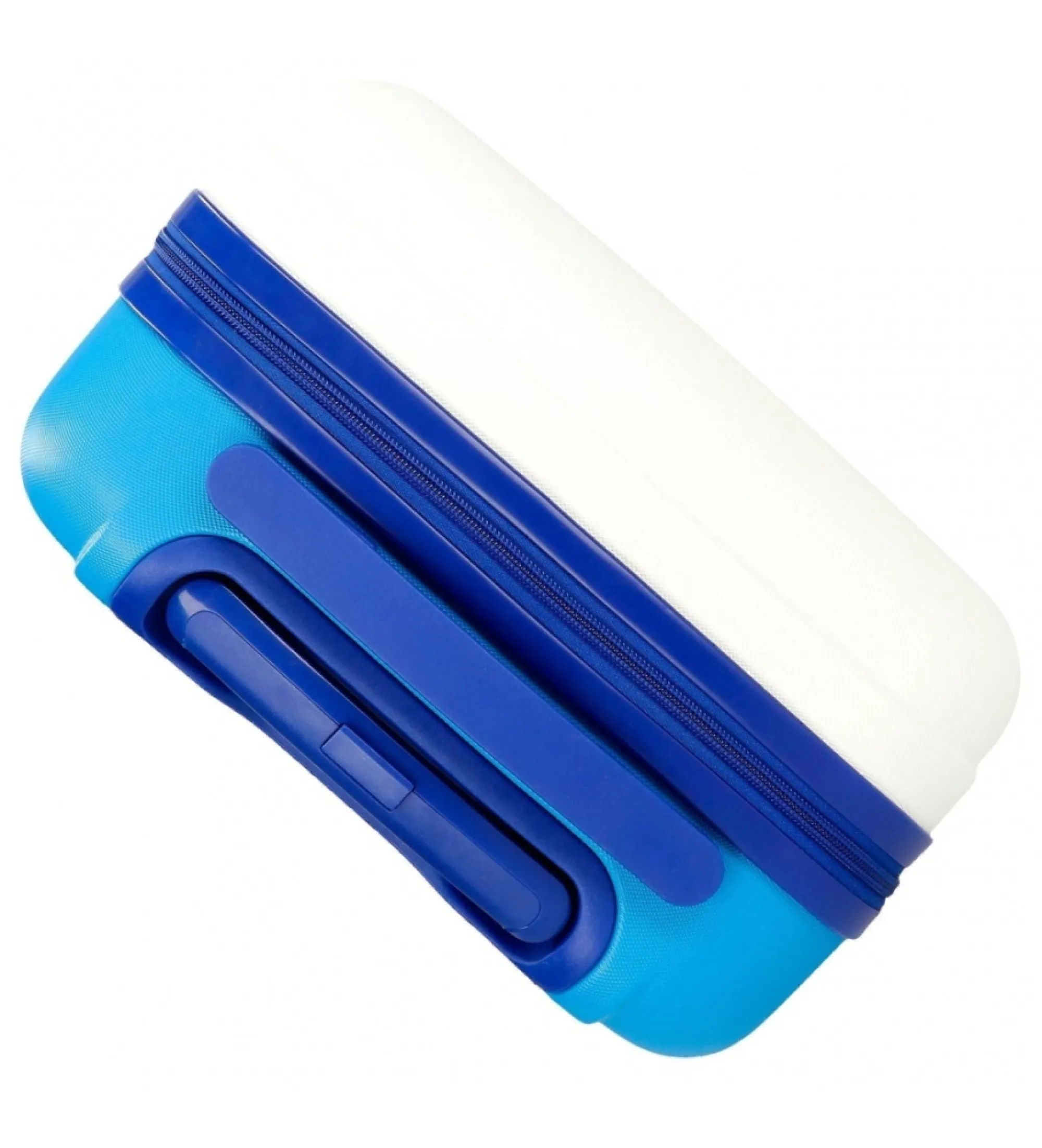 Maleta de cabina  Roll Road Little me friends rígida 50 cm blanco