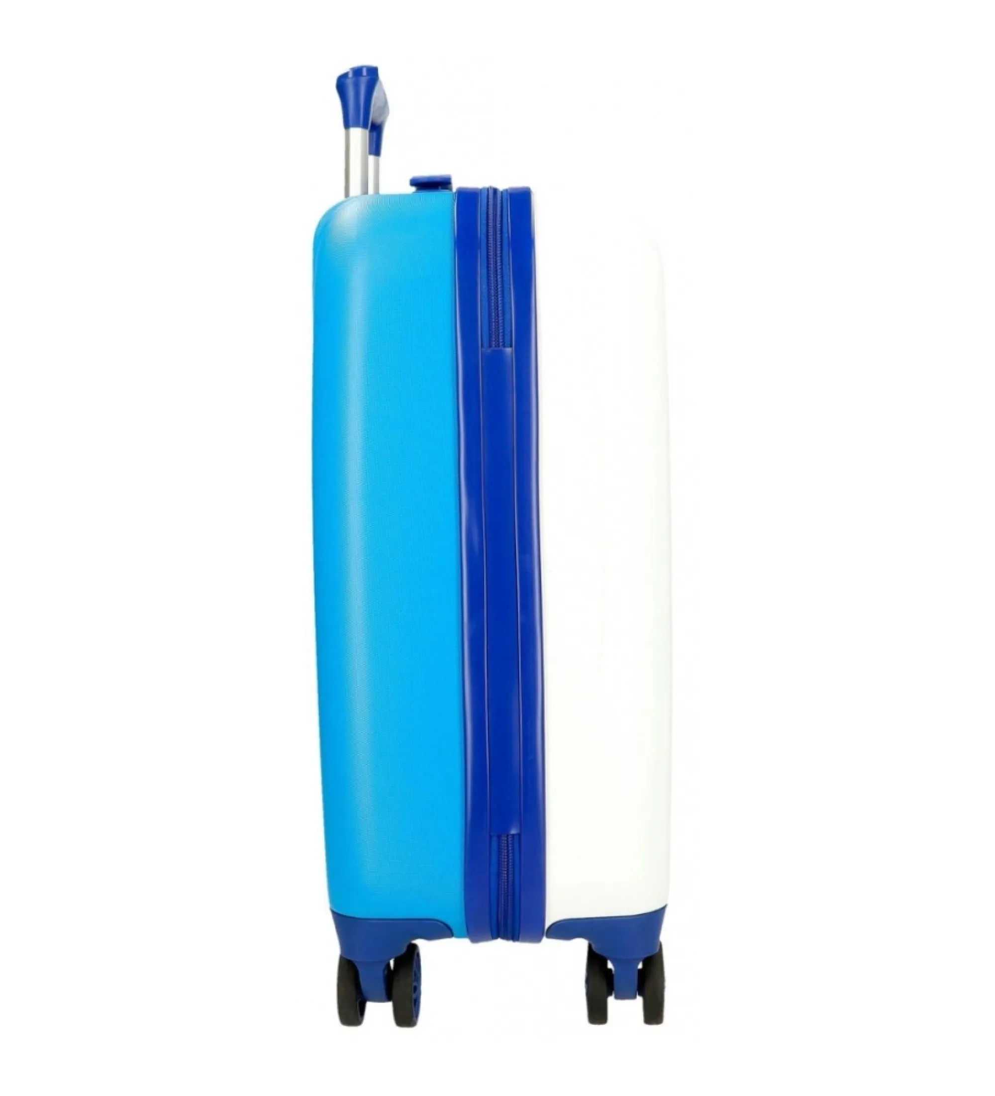 Maleta de cabina  Roll Road Little me friends rígida 50 cm blanco