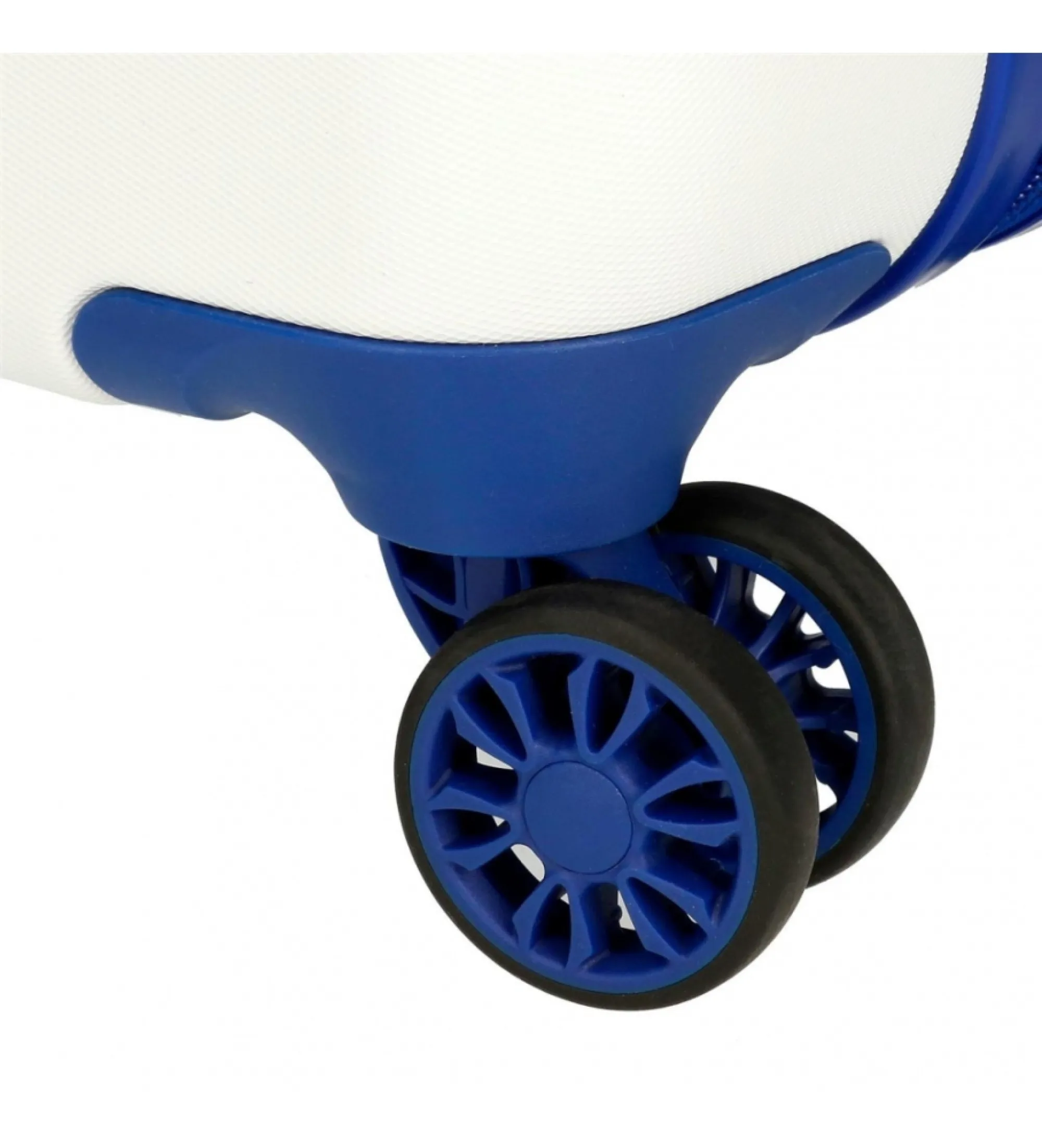 Maleta de cabina  Roll Road Little me friends rígida 50 cm blanco