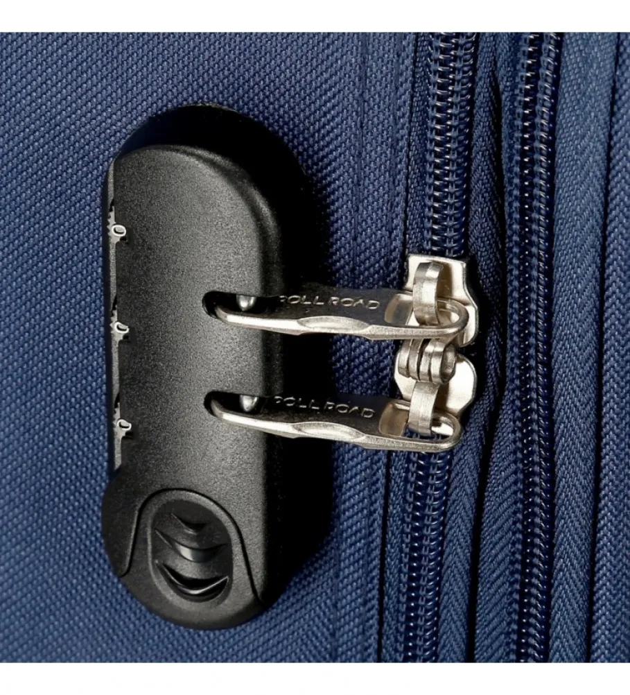 MALETA DE CABINA ROLL ROAD ROYCE 55CM AZUL 40X55X20CM