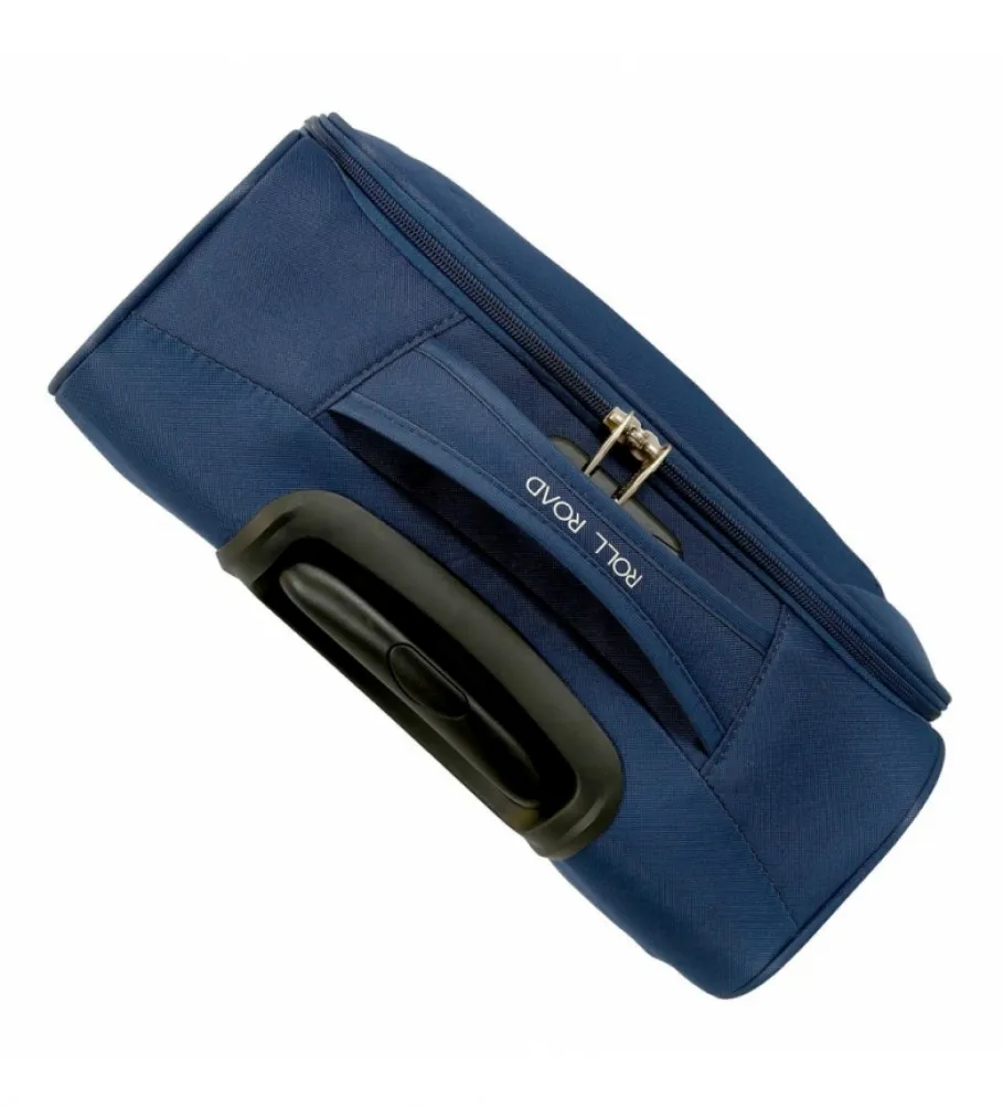 MALETA DE CABINA ROLL ROAD ROYCE 55CM AZUL 40X55X20CM