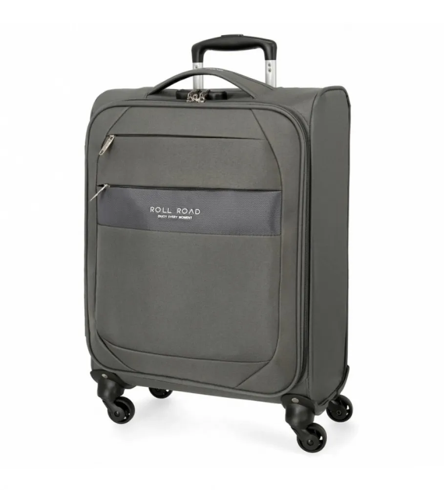 MALETA DE CABINA ROLL ROAD ROYCE 55CM GRIS 40X55X20CM