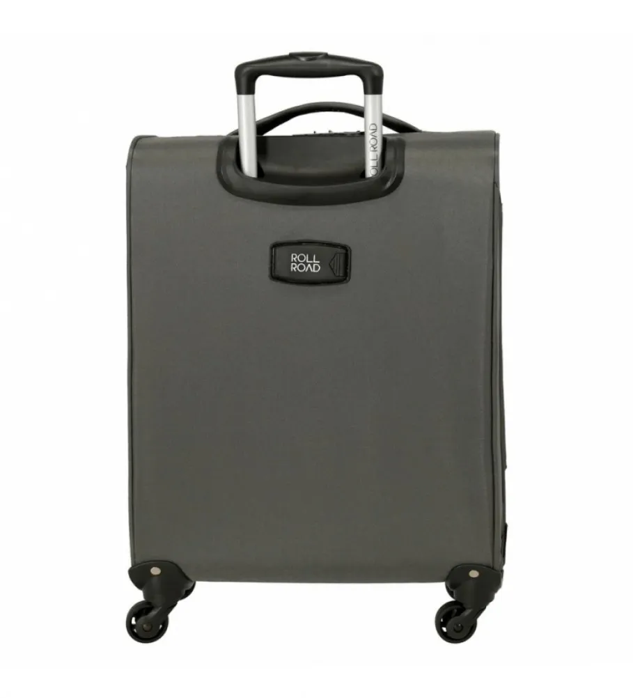 MALETA DE CABINA ROLL ROAD ROYCE 55CM GRIS 40X55X20CM