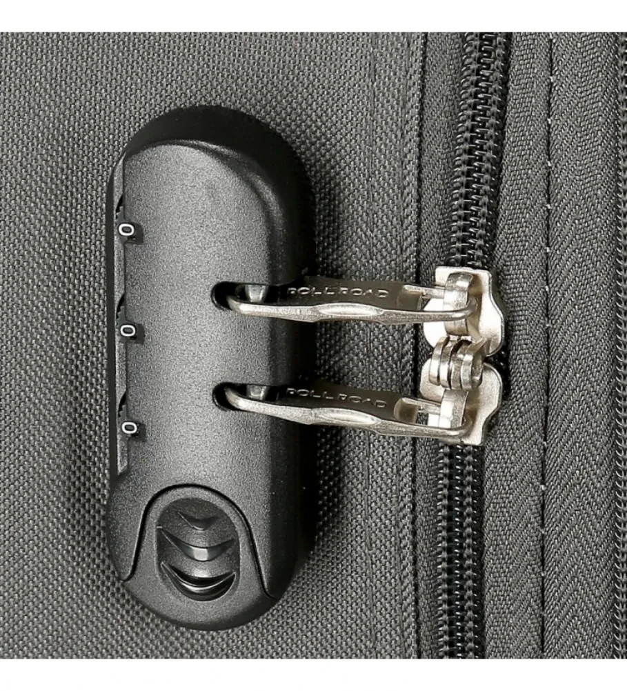 MALETA DE CABINA ROLL ROAD ROYCE 55CM GRIS 40X55X20CM