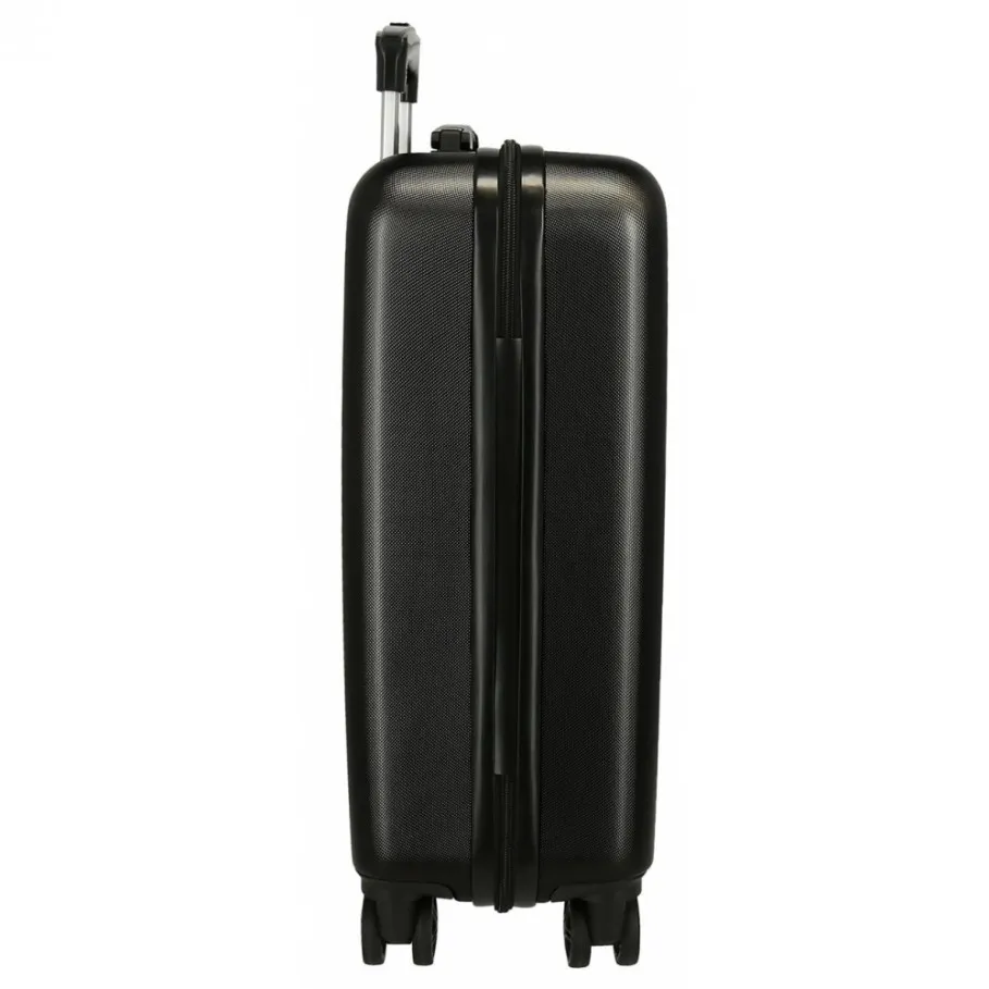 MALETA DE CABINA ROLL ROAD THE TIME IS NOW NEGRO 38X55X20CM