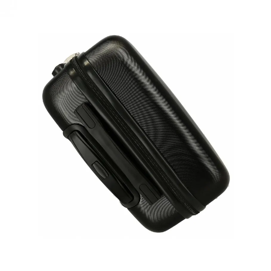 MALETA DE CABINA ROLL ROAD THE TIME IS NOW NEGRO 38X55X20CM