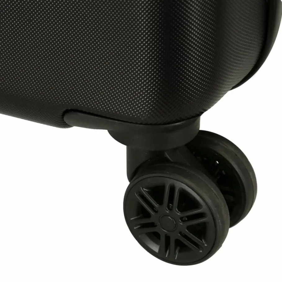 MALETA DE CABINA ROLL ROAD THE TIME IS NOW NEGRO 38X55X20CM