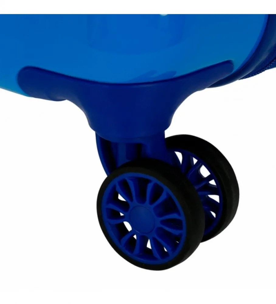 MALETA DE CABINA RíGIDA CIRKLE MICKEY AZUL 38X55X20 CM