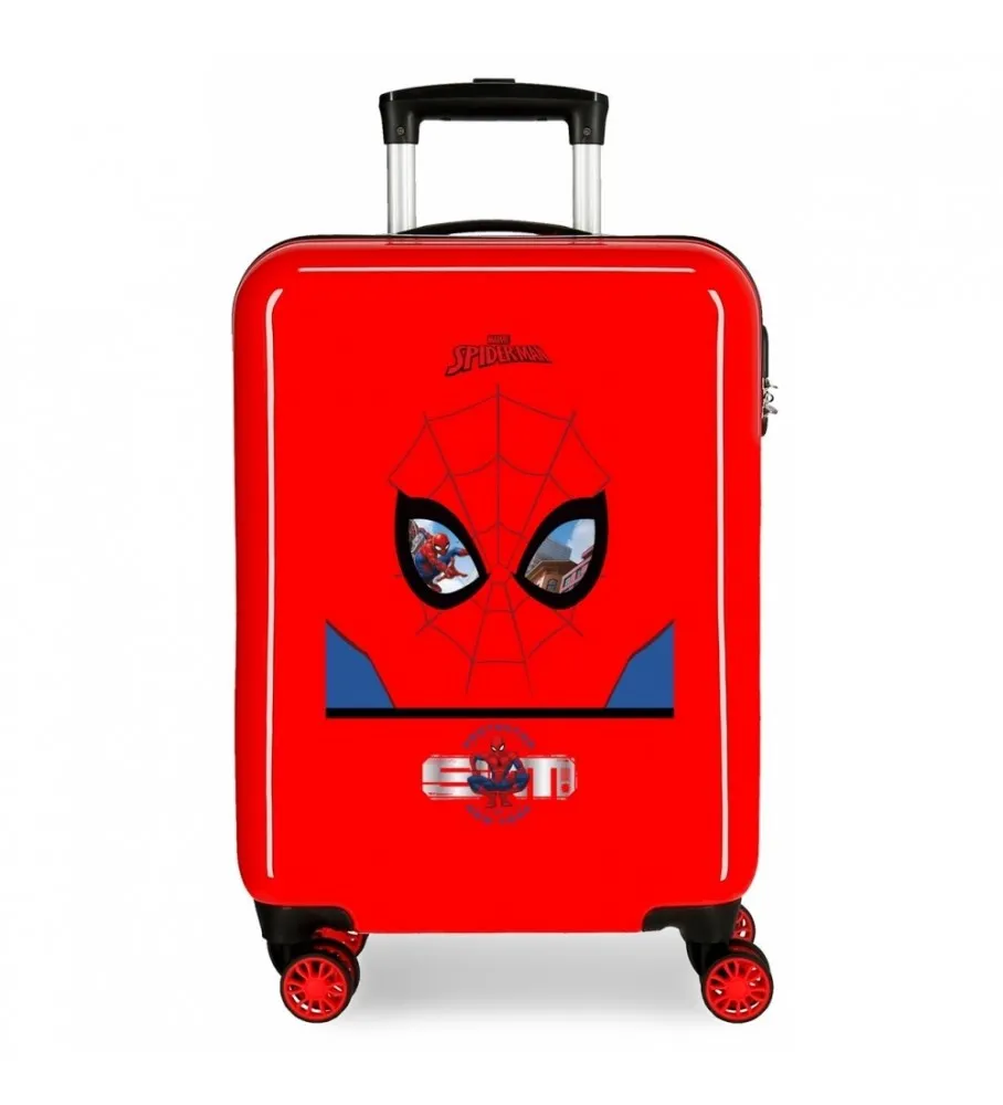 MALETA DE CABINA SPIDERMAN PROTECTOR ROJO 38X55X20CM