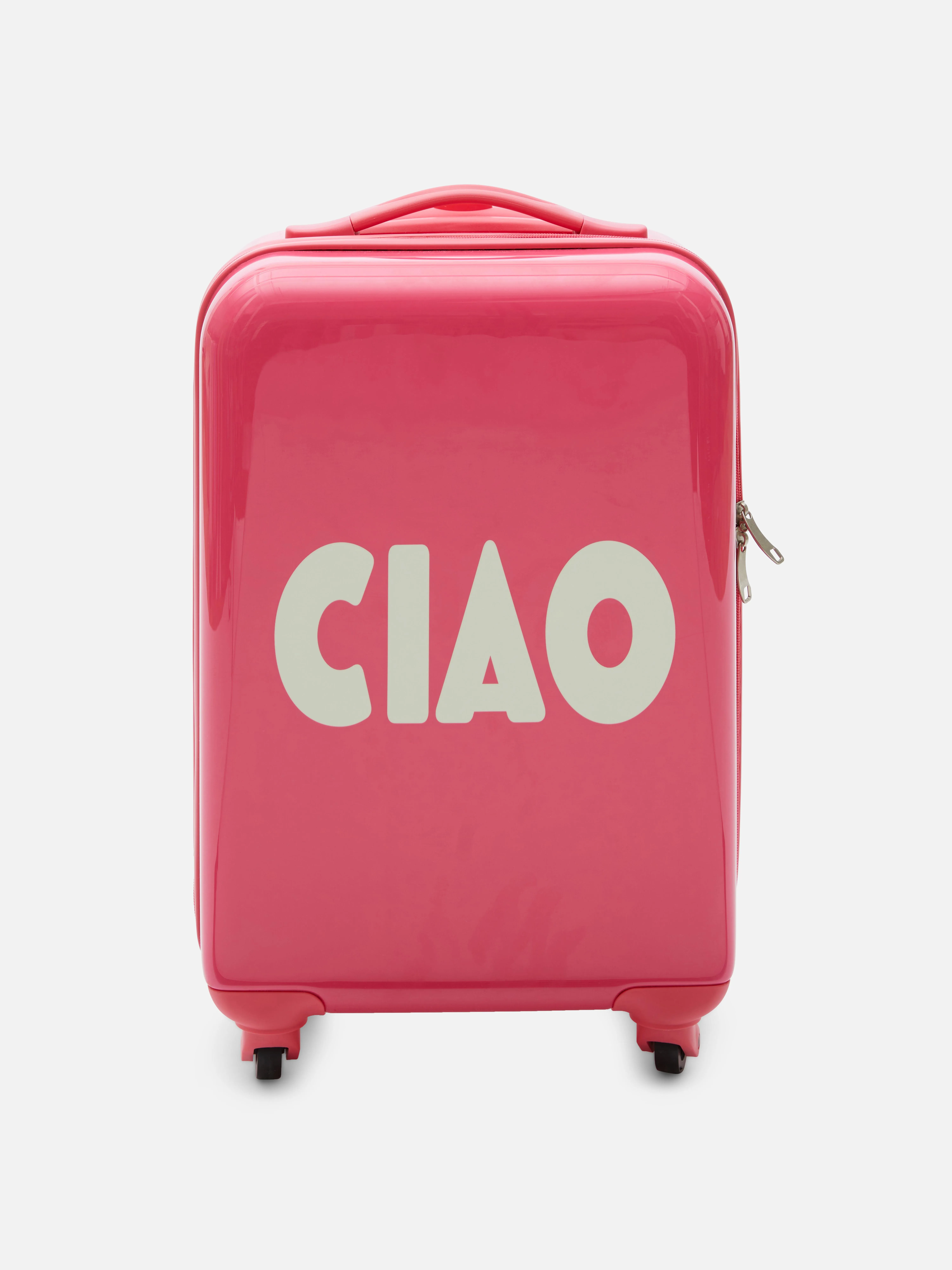 Maleta de mano rígida con estampado gráfico