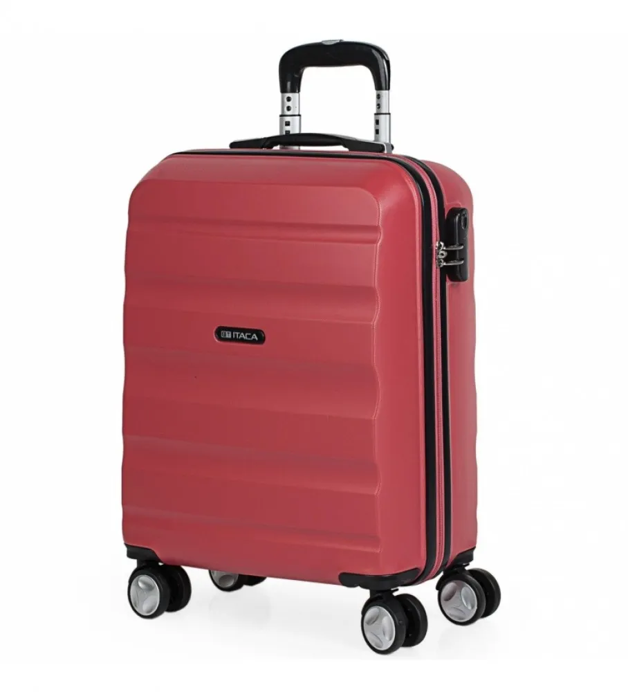 MALETA DE VIAJE CABINA TROLLEY ABS T71650 CORAL 55X40X20CM