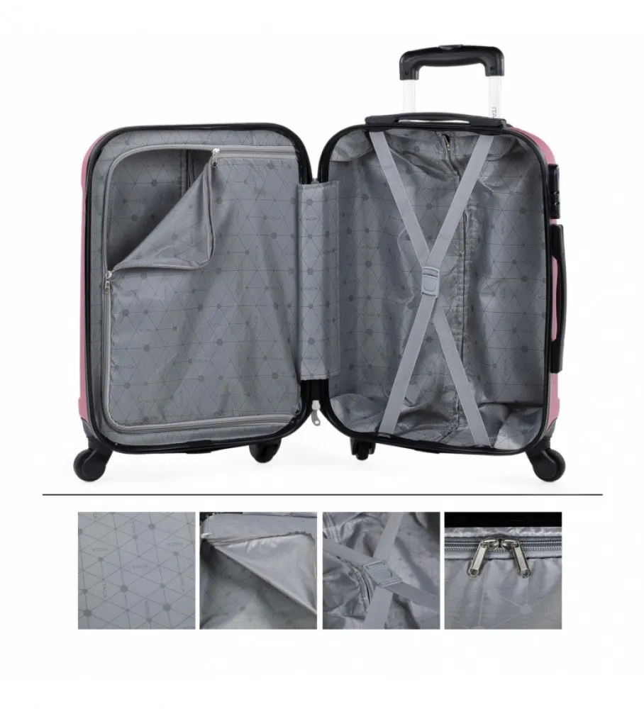 MALETA DE VIAJE RíGIDA DE CABINA 4 RUEDAS 771150 FRESA 55X37X20CM