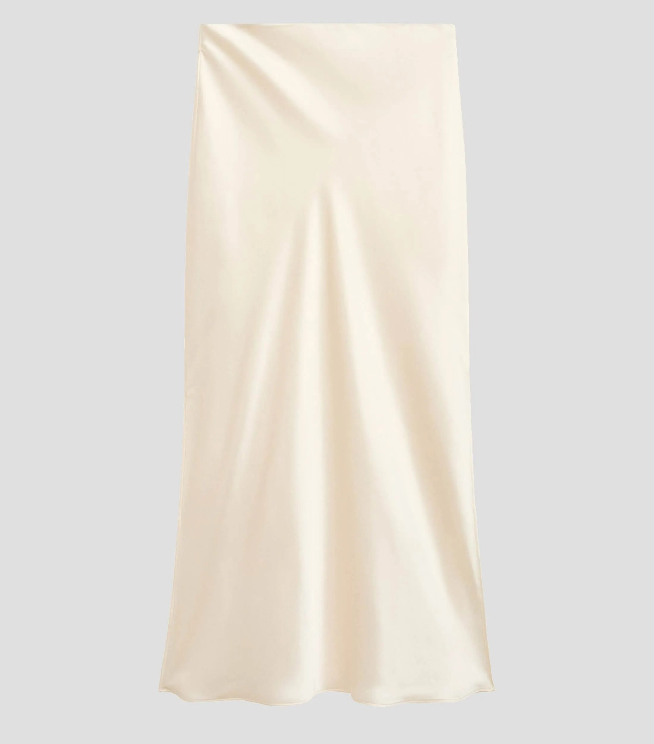 Mango Falda maxi de corte recto Mujer