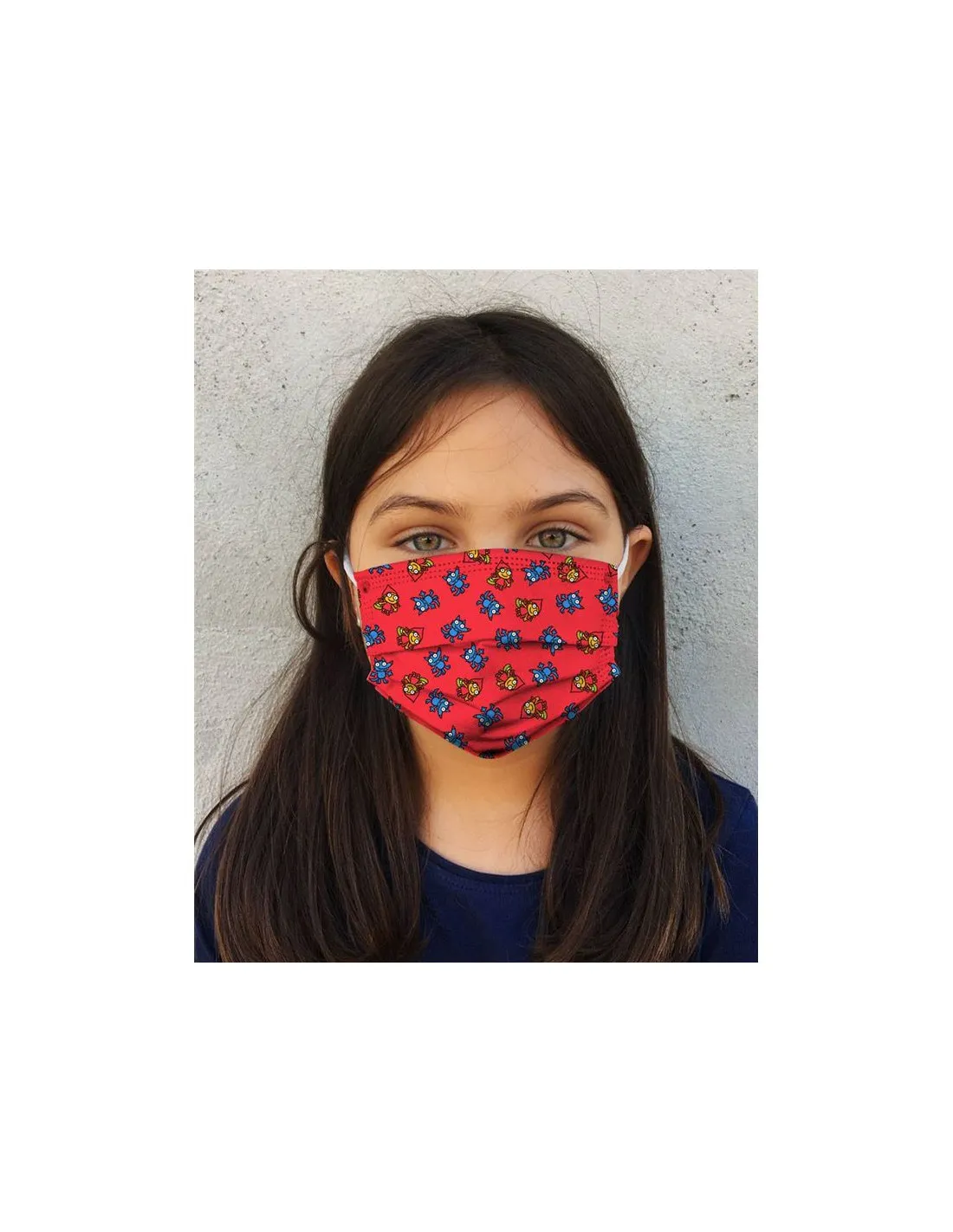Mascarilla Higiénica Colección Cuentos Kukuxumusu Caperucita Roja