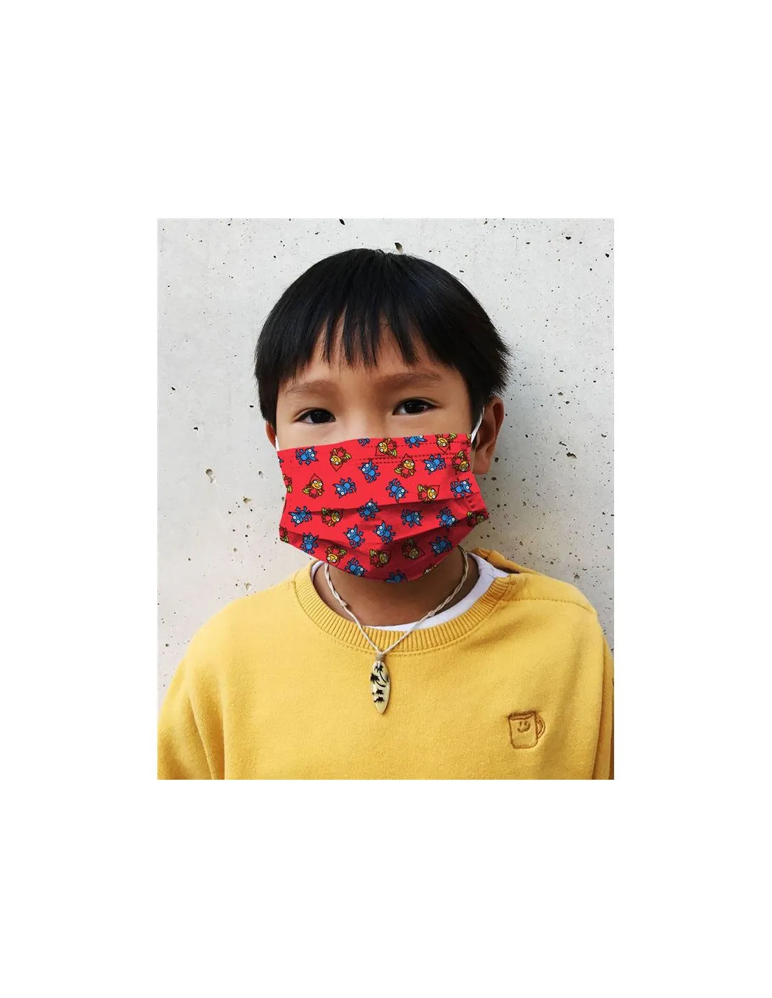 Mascarilla Higiénica Colección Cuentos Kukuxumusu Caperucita Roja
