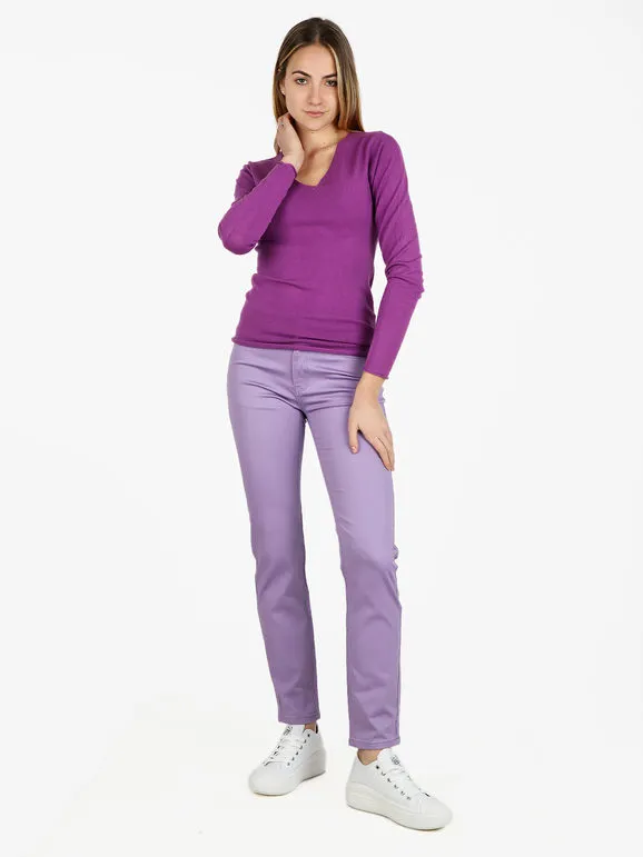 Max & Liu Pantalón mujer corte regular