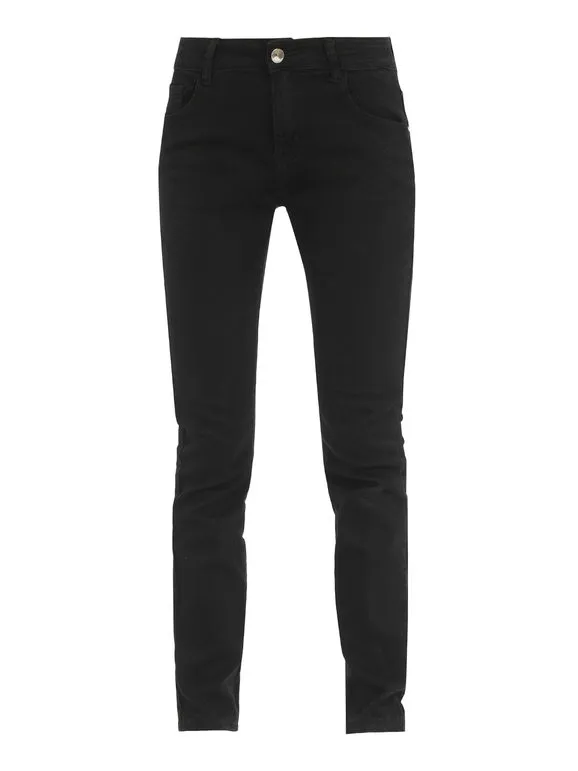 Max & Liu Pantalón vaquero negro mujer