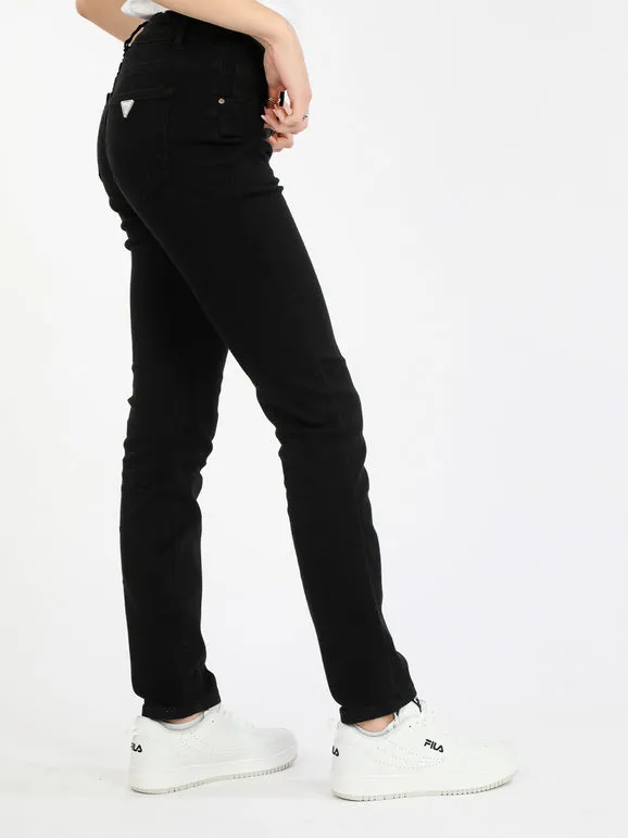 Max & Liu Pantalón vaquero negro mujer
