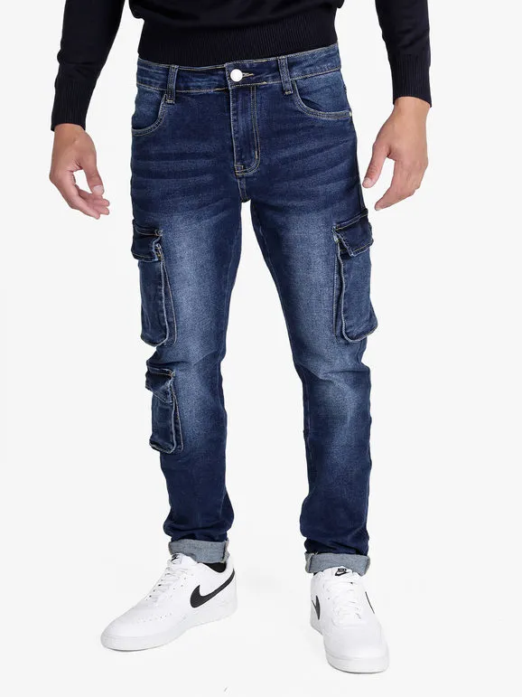 Max Tre Vaqueros de hombre con grandes bolsillos laterales.