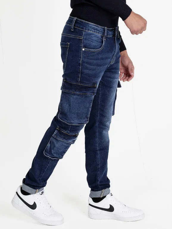 Max Tre Vaqueros de hombre con grandes bolsillos laterales.