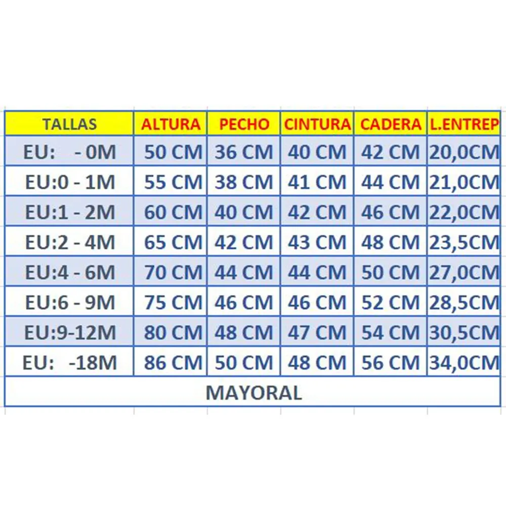 Mayoral Conjunto Pack de bebé Niña 2227 CAMELIA CORDONETS