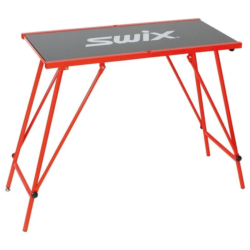 Mesa de encerado SWIX (negro/rojo)