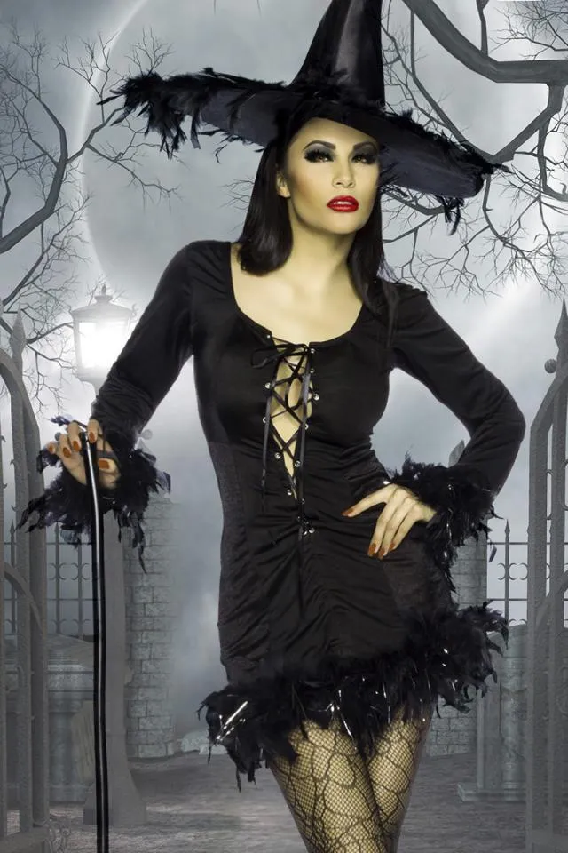 Minivestido de bruja encantadora