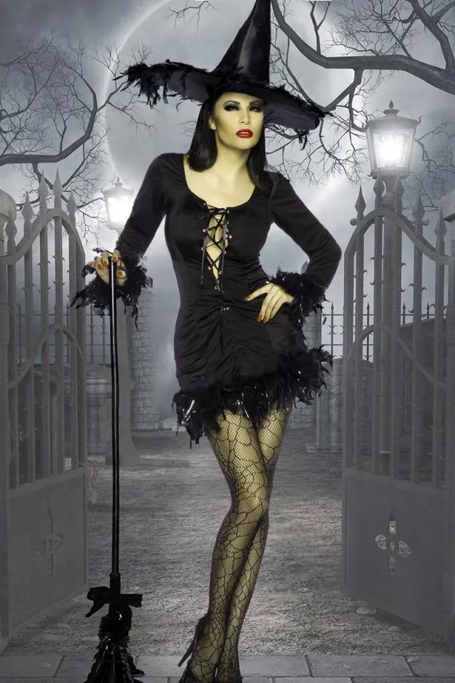 Minivestido de bruja encantadora