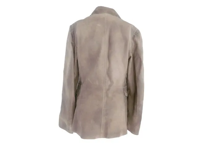 Miu Miu Vintage procesado chaqueta de gamuza a medida 