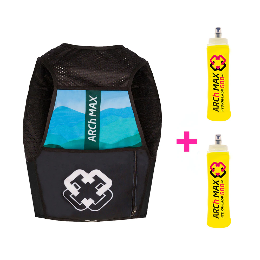 MOCHILA CHALECO ARCH MAX HV6 UNISEX (6 LITROS) + 2 HYDRAFLASK 500ML