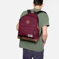 MOCHILA EASTPAK Fondo cuero Wyoming Into cuero 24 litros EK81114Q Into Merlot Granate