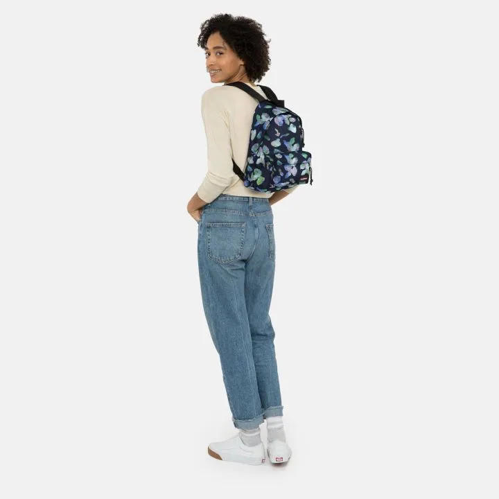 MOCHILA EASTPAK Orbit XS Mod. pequeño EK04378Y Romantic Dark FLORES AZUL, ROSAS Y VERDES