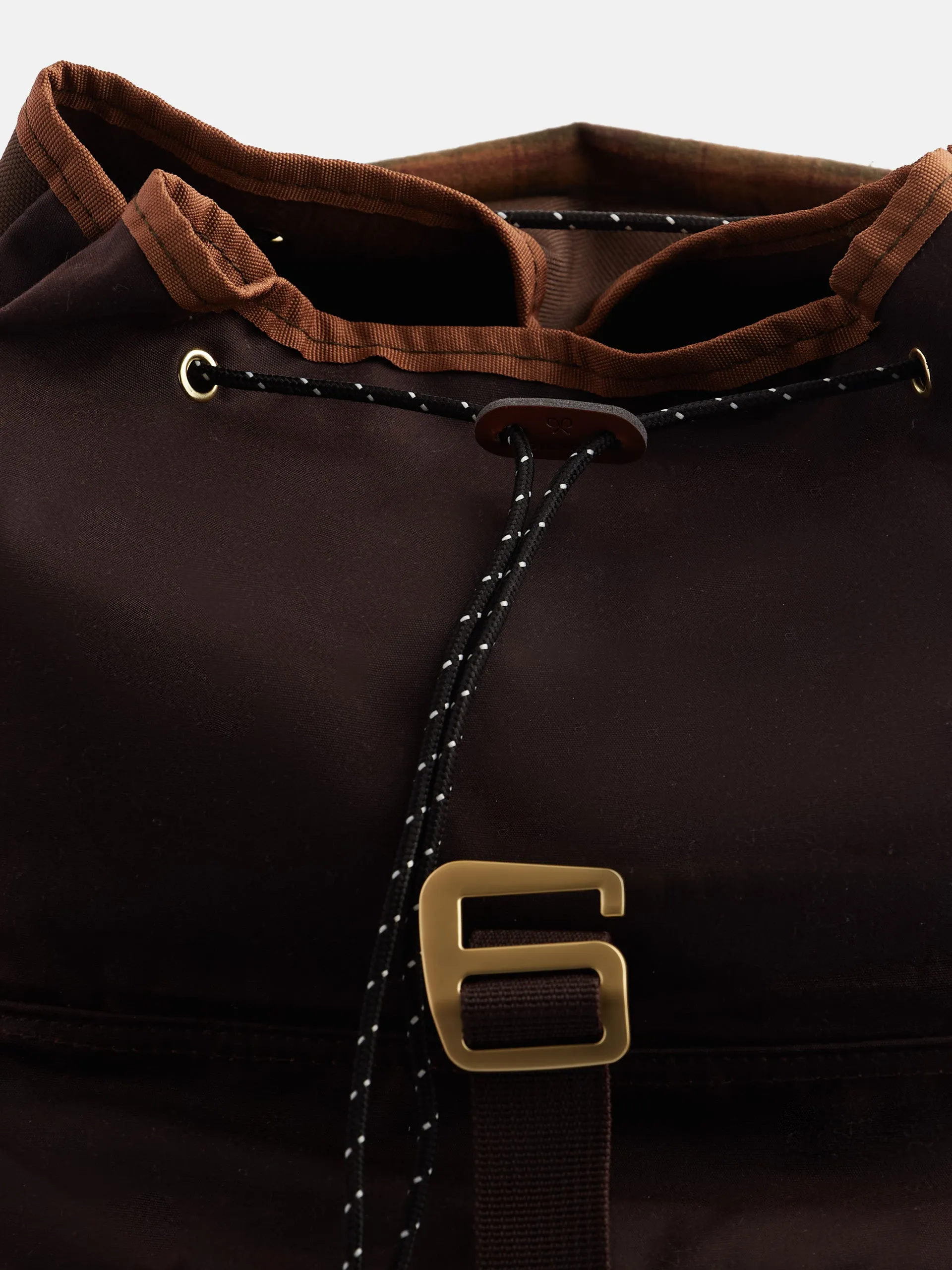 Mochila encerada marron