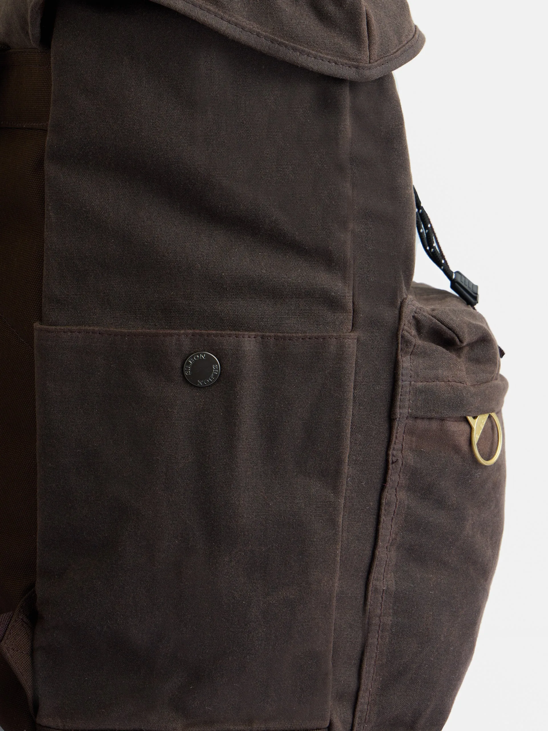 Mochila encerada marron