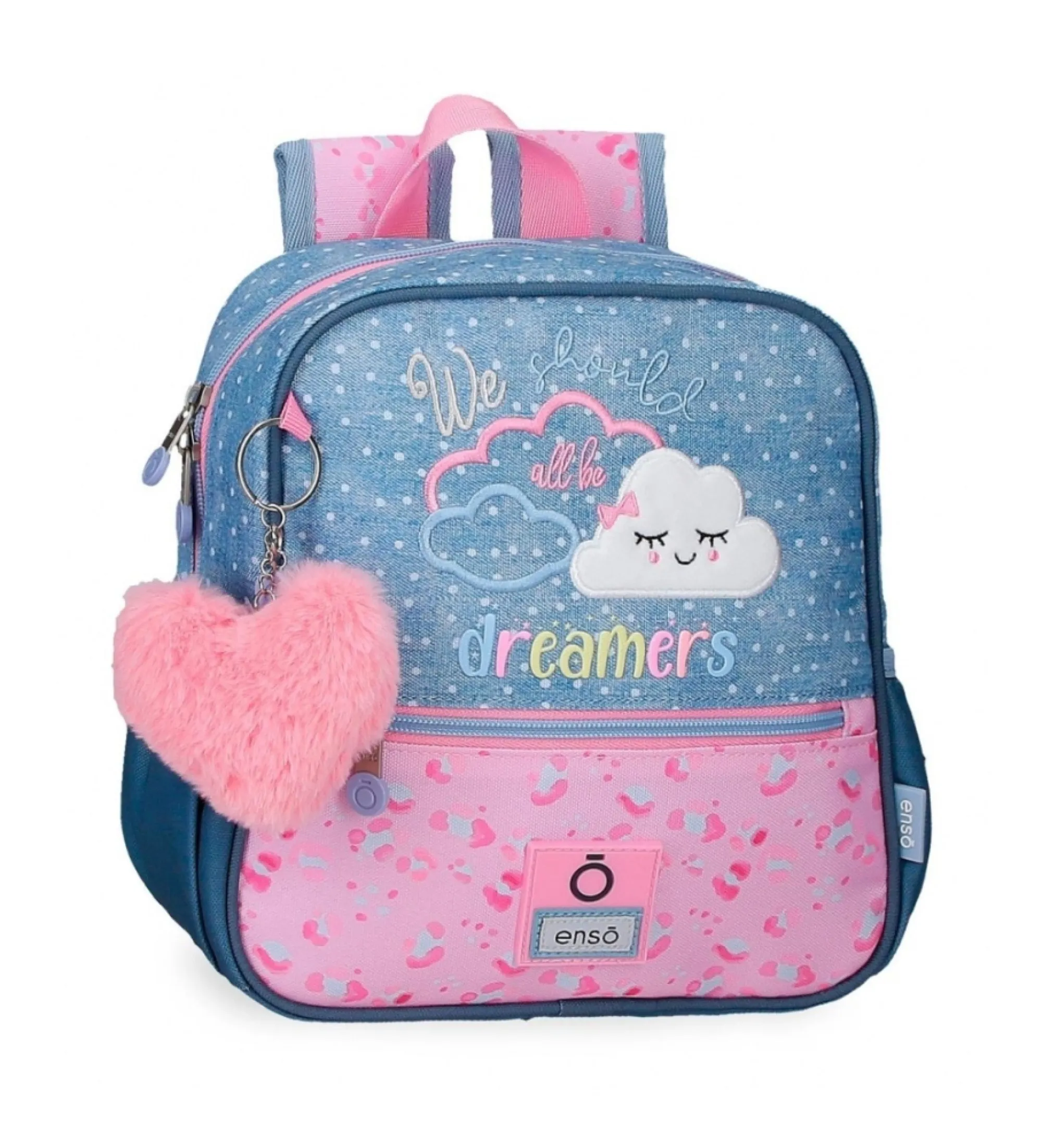 Mochila pequeña Enso Dreamer adaptable a carro azul