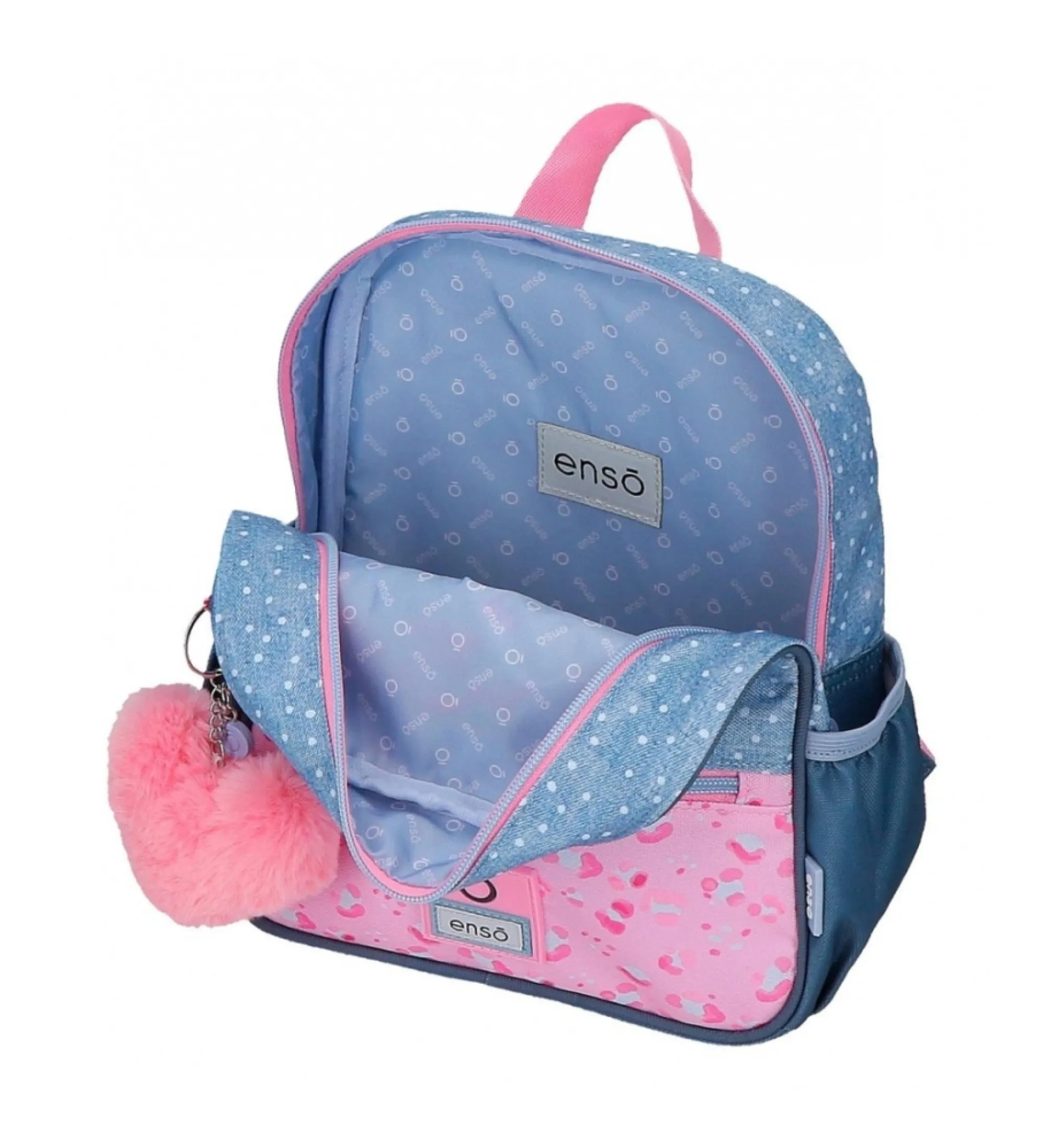 Mochila pequeña Enso Dreamer adaptable a carro azul