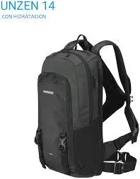 MOCHILA UNZEN 14L S/HIDRATACION NEGRA
