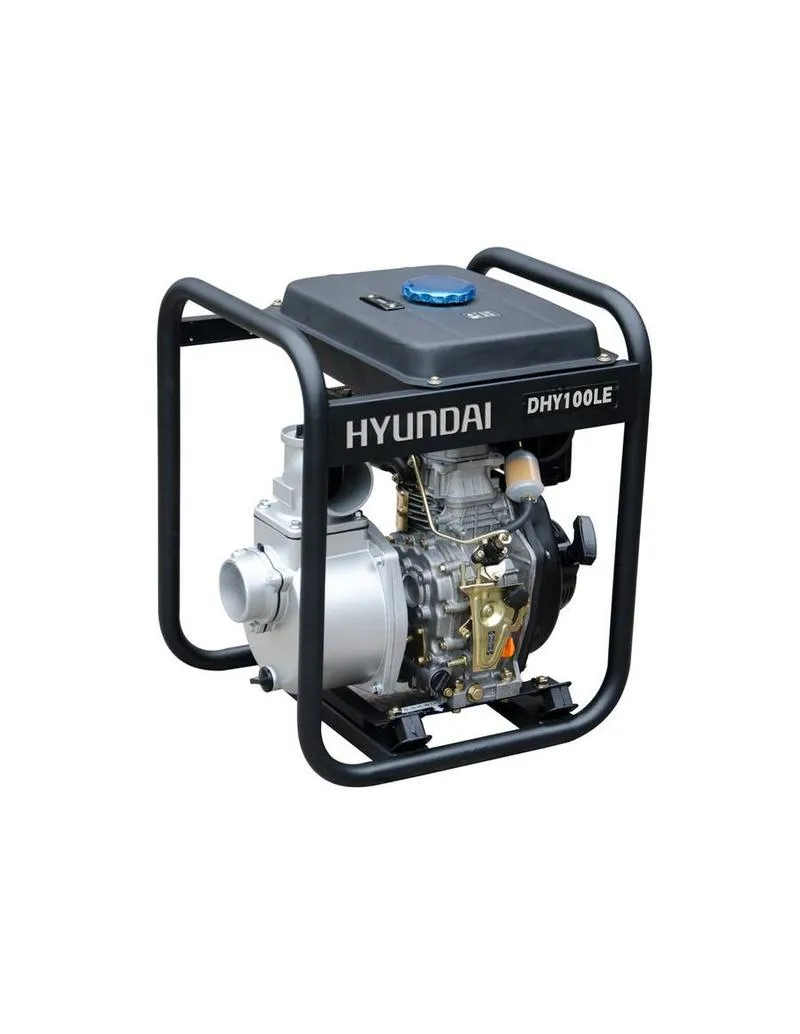 Motobomba diésel Hyundai DHY100LE | Aguas limpias